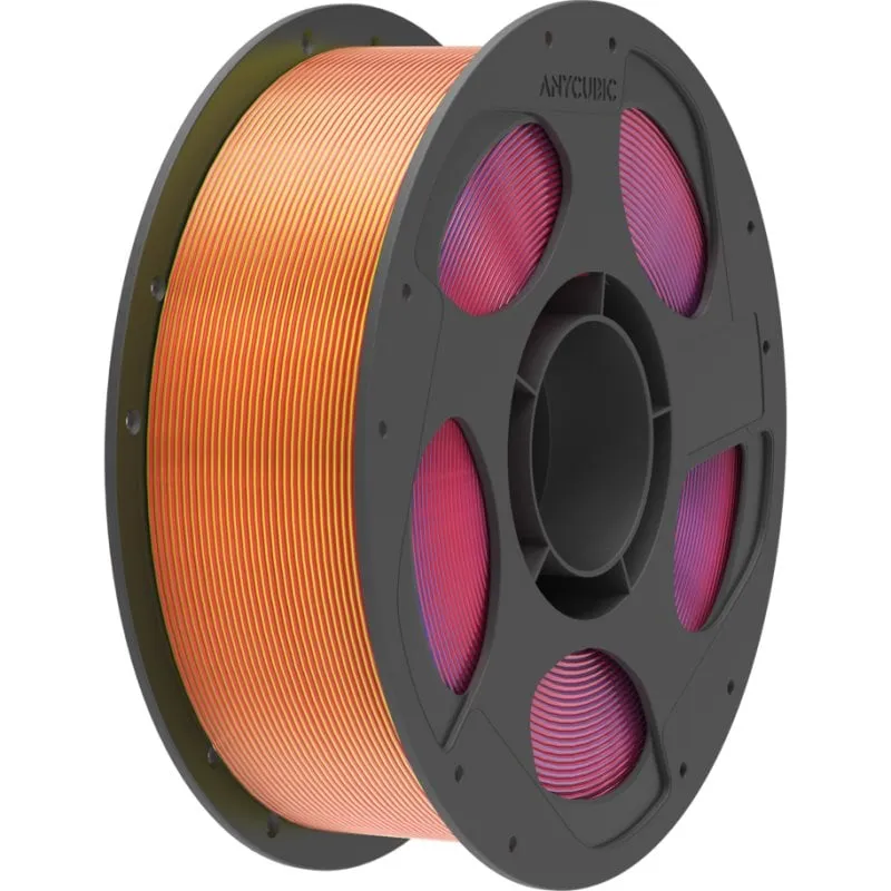 Filamento PLA Anycubic Silk Tri-Colour Multicolor 1,75 mm Finitura Satinata Tripla Estrusione - immagine 1
