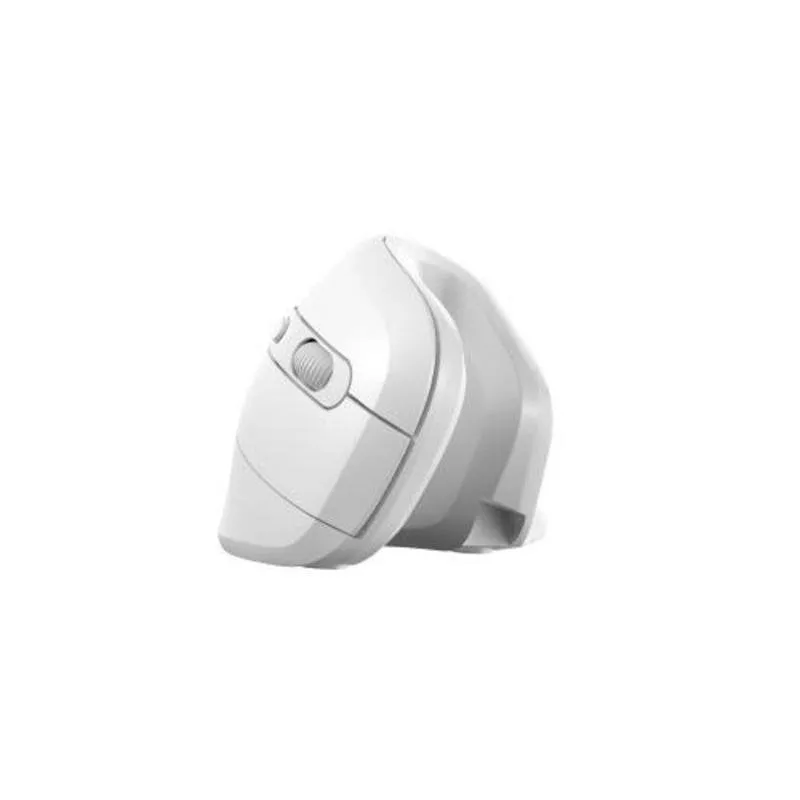 Mouse Nilox Wireless Verticale Bluetooth 3200 DPI Bianco Ergonomico 6 Tasti - immagine 1