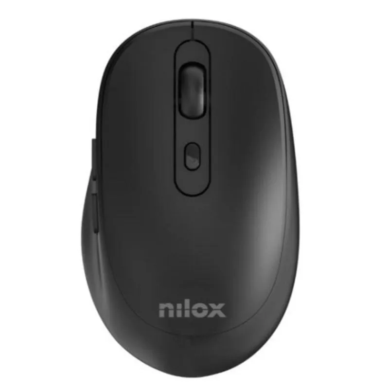 Ratón Nilox NXMOWI4001 Wireless 3200 DPI Nero 6 Bottoni Ambidestro - immagine 1