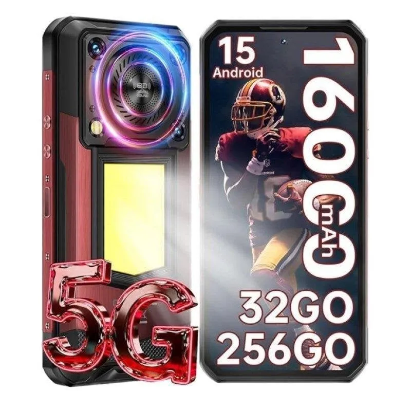Oukitel WP56 5G 12GB 6.8" 512GB Rosso Batteria 16000mAh - immagine 1