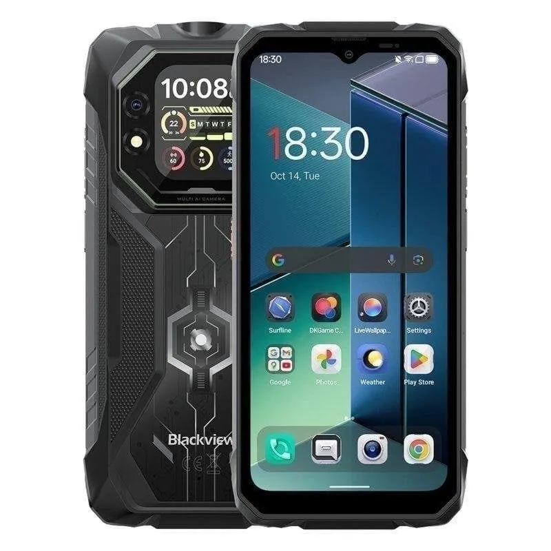 Blackview ROCK 1 4G 8GB 6.56" 256GB Nero batteria 15000 mAh - immagine 1