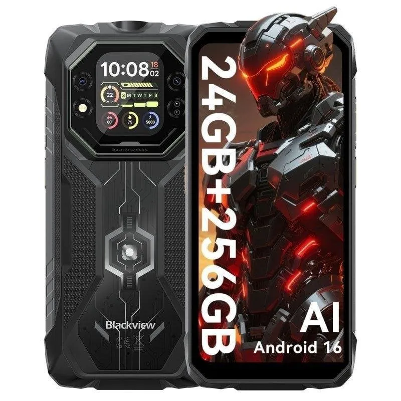 Blackview Rock 1 4G 8GB 256GB 6.56" Nero NFC - immagine 1