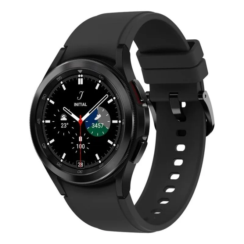 Samsung Galaxy Watch4 Classic Bluetooth NFC GPS 42mm Super AMOLED Nero Resistenza all'acqua 5ATM+IP68 - immagine 1