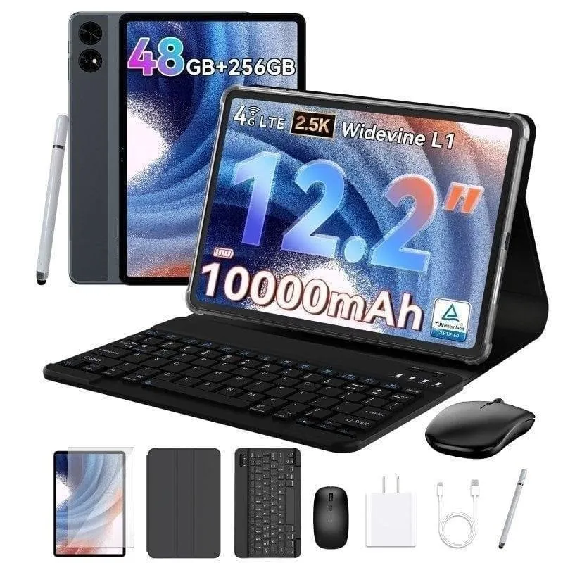 Tablet TABWEE T60 4G 12,2" 12GB 256GB Grigio con Teclado y Stylus Pen - immagine 1