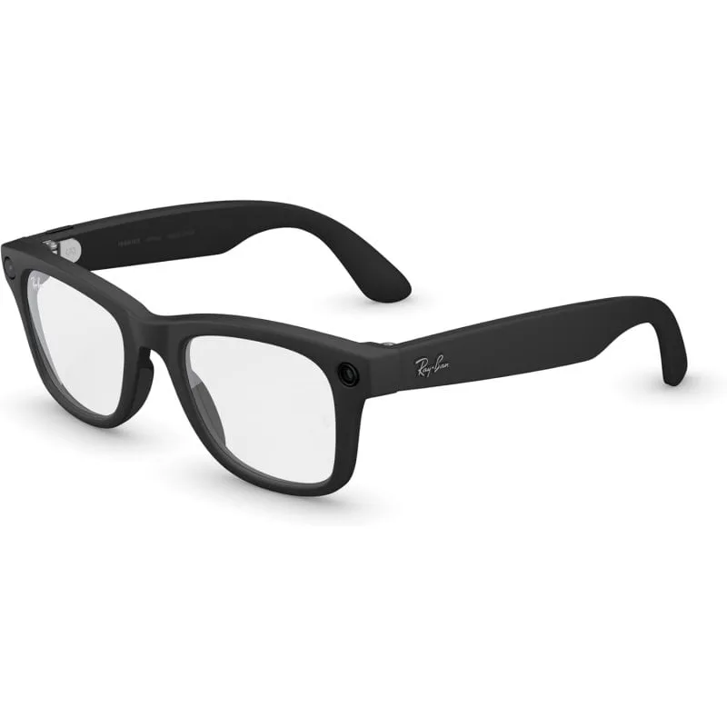 Meta Ray-Ban Wayfarer Gen 2 Occhiali intelligenti Fotocamera Integrata Altoparlanti IA Traduttore Nero Opaco - immagine 1