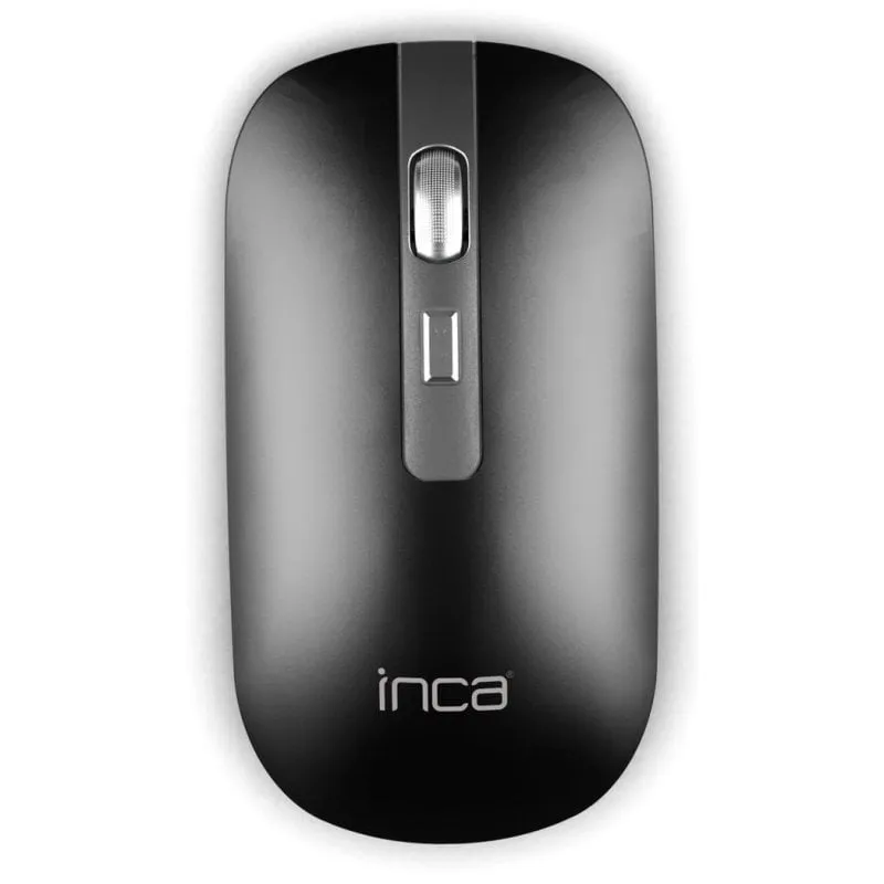 Mouse Inca IWM-531RA Bluetooth 1600 DPI Antracite Silenzioso Ricaricabile - immagine 1