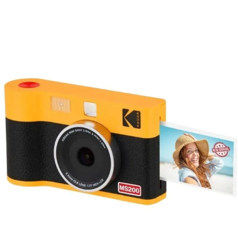 Stampante fotografica Kodak MS200 Giallo Portatile 2.1x3.4 Wireless iOS Android - immagine 1