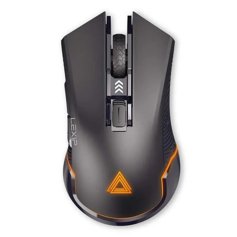 Ratón Lexip AR18 RF Wireless USB Type-A 4800DPI Nero RGB 6 Pulsanti - immagine 1