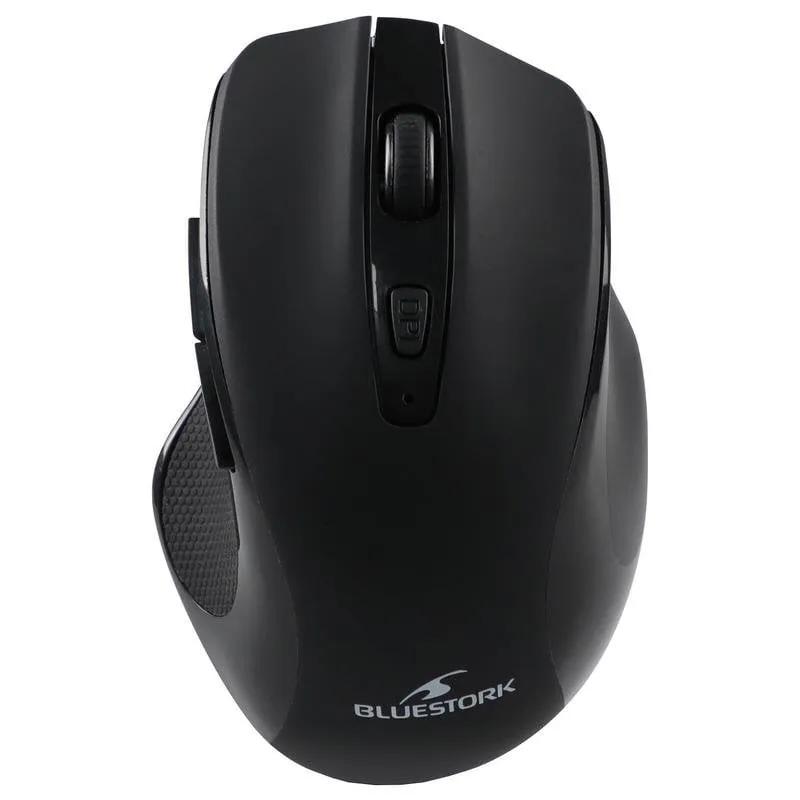 Ratón Bluestork M-WL-OFF75-BLACK Wireless Bluetooth RF 1600DPI Nero 6 Pulsanti - immagine 1
