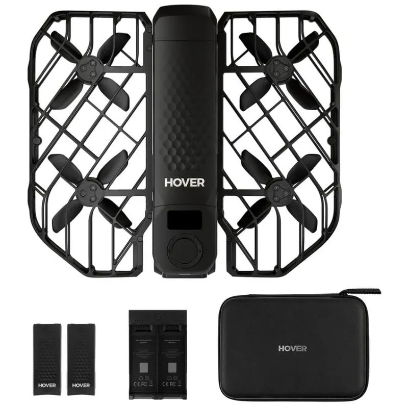 Drone HOVERAir X1 Pro Combo 4K 60fps 12MP FOV 104 Gradi Pieghevole Nero - immagine 1
