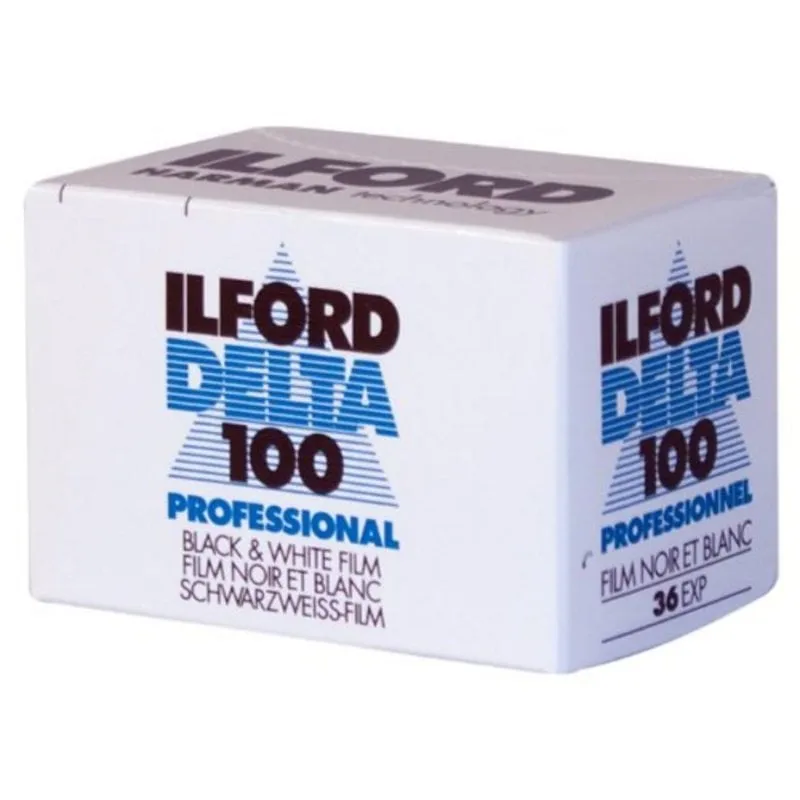 Pellicola Ilford Delta 100 35mm 36 pose ISO 100 Core-Shell grana fine - immagine 1