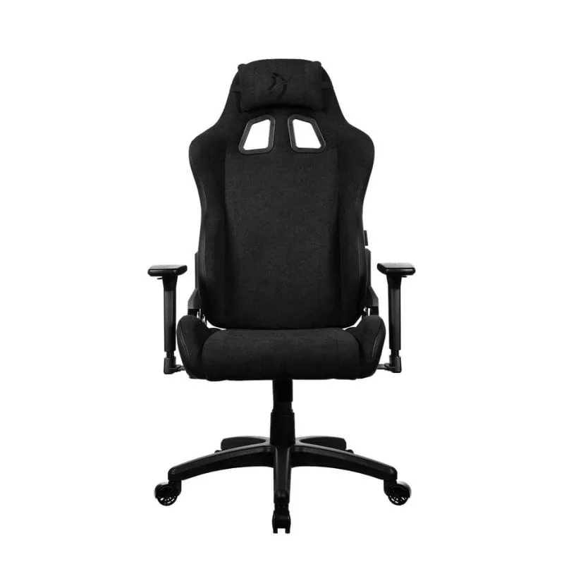 Sedia gaming Arozzi AVANTI-SFB-PBK Tessuto Soft Fabric Nero Reclinabile 3D - immagine 1