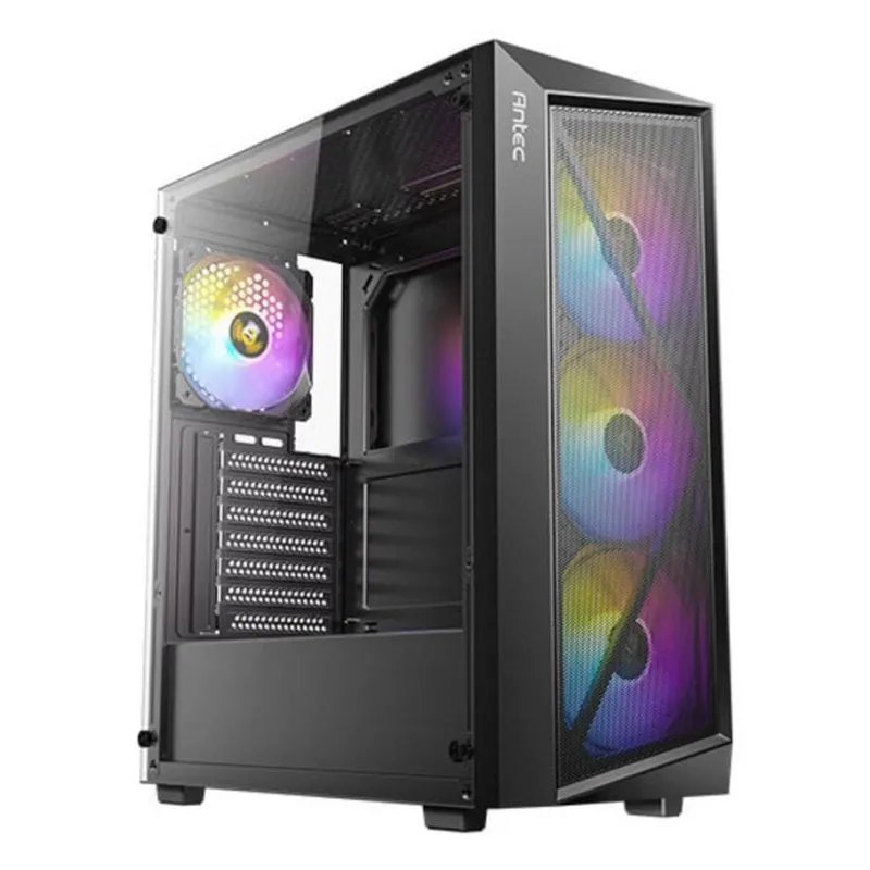 Case Antec AX67 ARGB Mid Tower Vetro Temperato 4x120mm RGB Nero - immagine 1