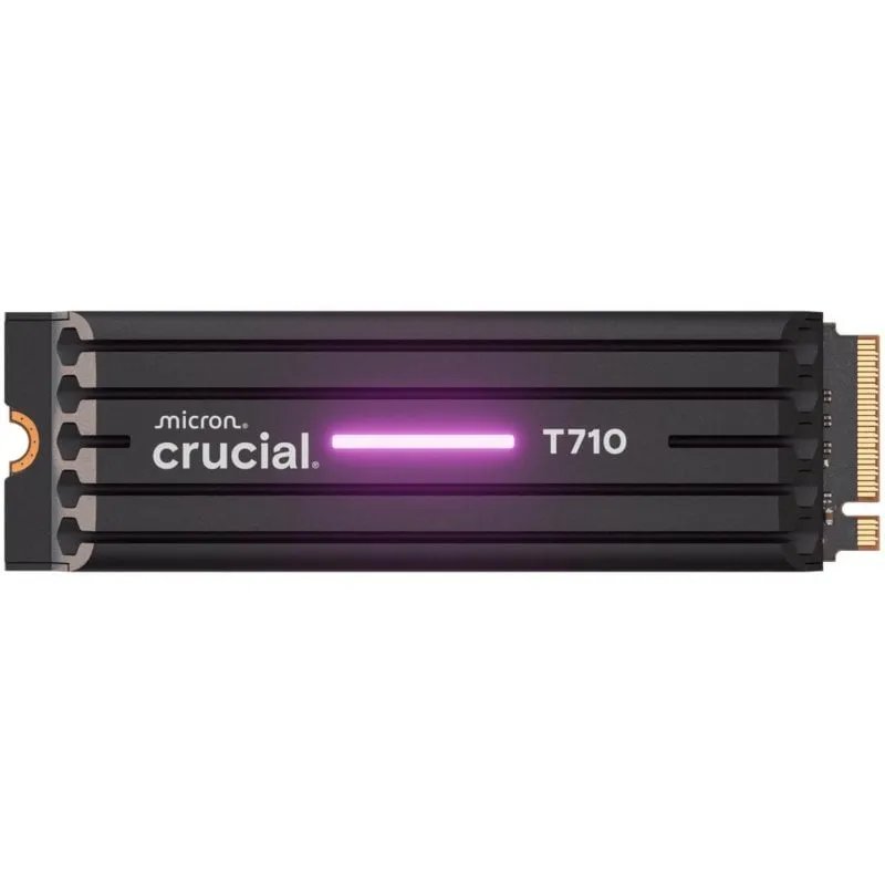 Disco Duro Crucial T710 4TB SSD M.2 PCIe Gen5 14500MB/s Con Dissipatore - immagine 1