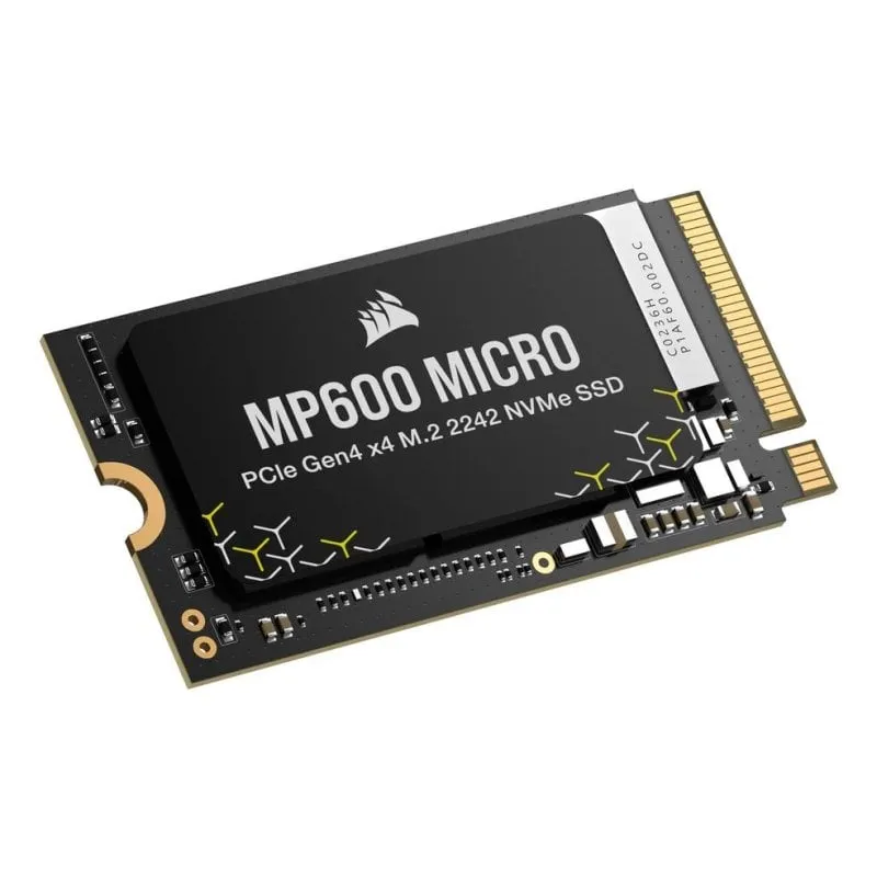 Disco Duro Corsair MP600 MICRO 1TB SSD M.2 2242 PCIe 4.0 NVMe 7000MB/s - immagine 1