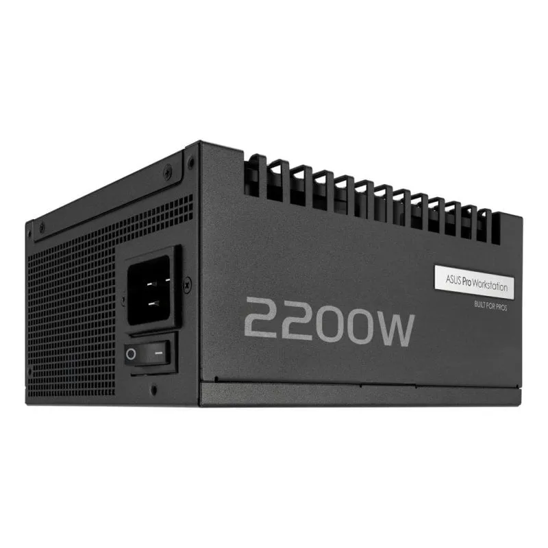 Fonte Alimentazione ASUS Pro WS 2200W Platinum 80 PLUS Platinum Full Modular ATX 3.1 - immagine 1