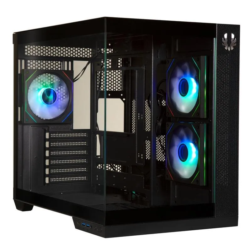 Case BitFenix BFC-TRI-300-KKGSK-3A Triton ATX ARGB Vetro Temperato Nero - immagine 1