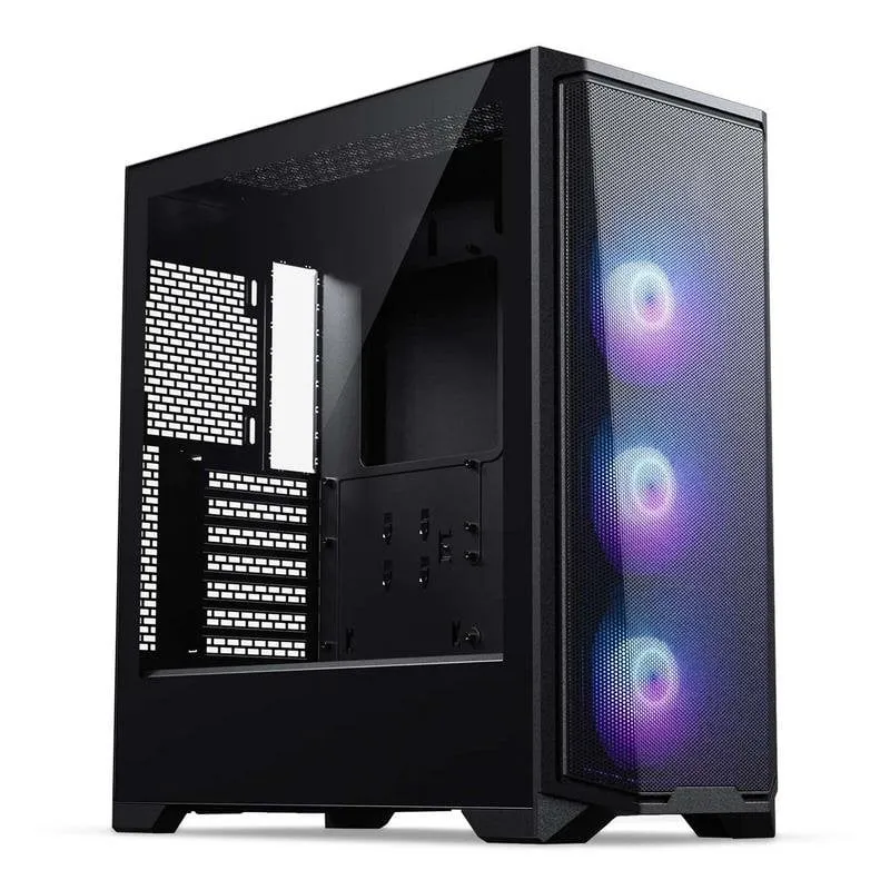 Case Phanteks Eclipse G370A PH-EC370A_DBK01 pannello in vetro temperato RGB - immagine 1