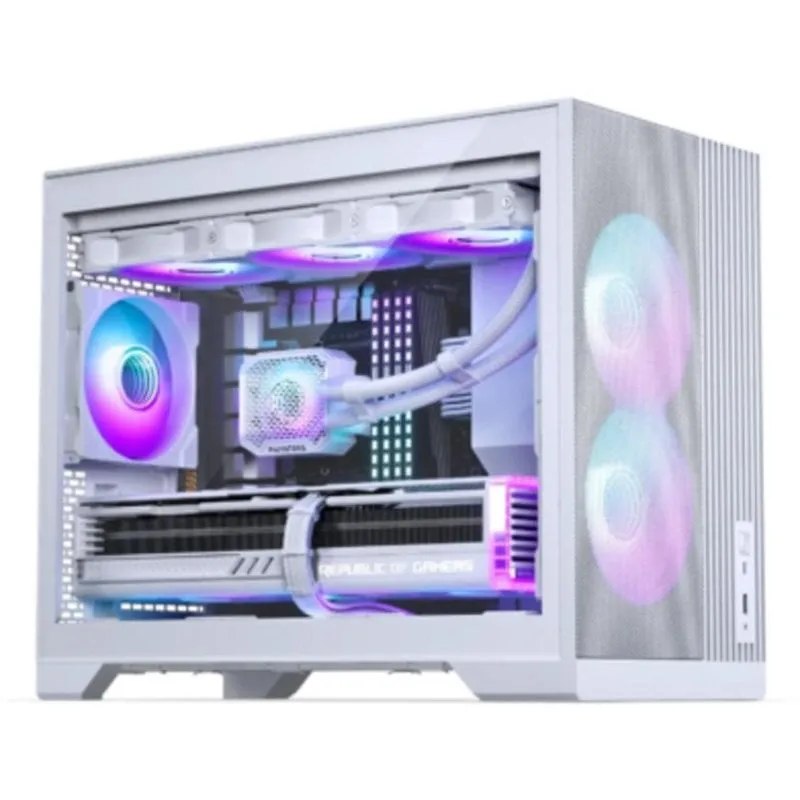 Case Micro Tower Phanteks XT M3 RGB White vetro temperato gaming - immagine 1