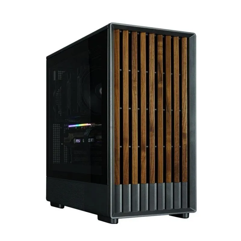 Case Zalman P10 Namu Black Mini Tower vetro temperato USB-C micro ATX - immagine 1