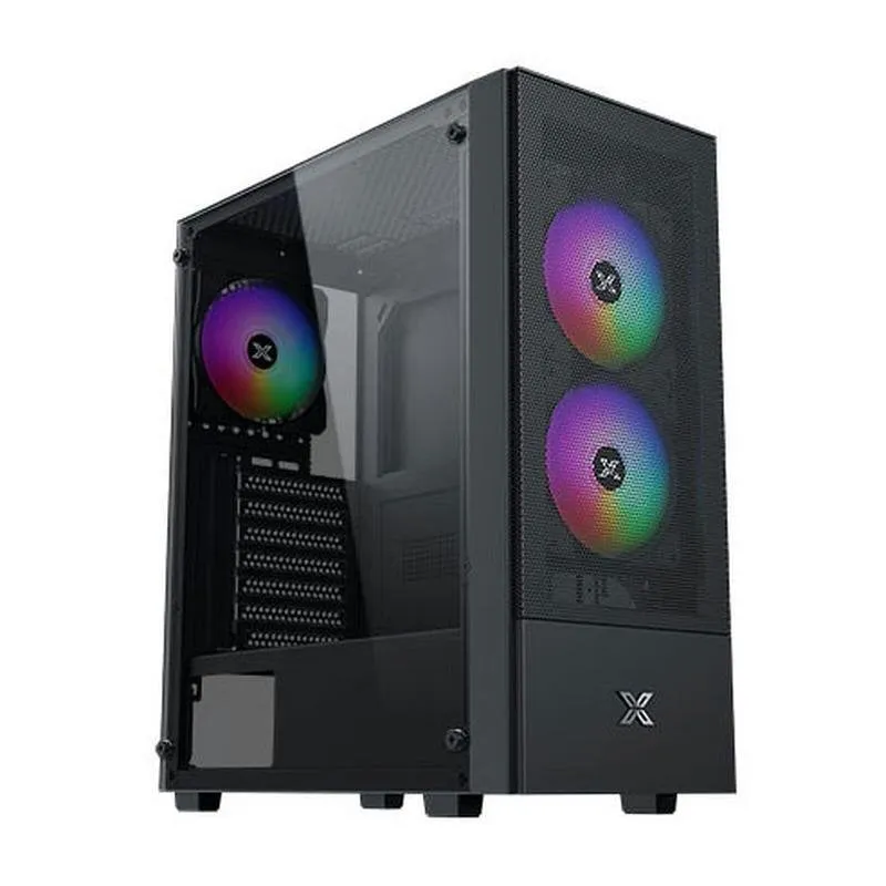 Case Xigmatek Hero II Air EN41655 Mid-Tower Vetro Temperato ARGB Nero - immagine 1