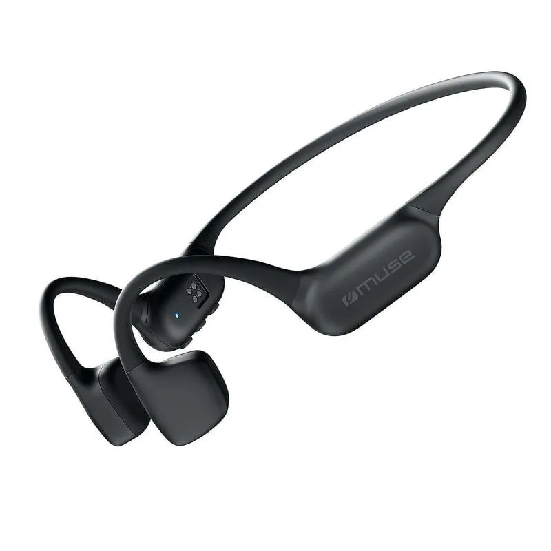 Auricolari Muse M-238 BC wireless Bluetooth 5.4 conduzione ossea IPX8 Nero - immagine 1
