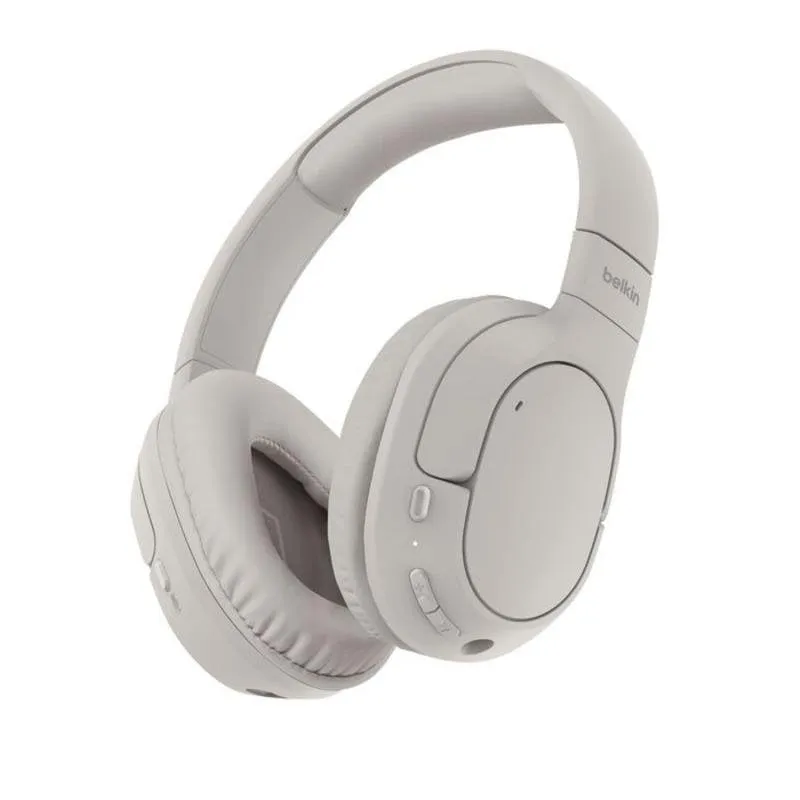 Auricolari Belkin AUD009HQSA wireless Bluetooth con Cancellazione Rumore, chiamate/musica, colore sabbia - immagine 1