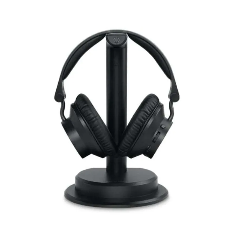 Auricolari Muse M-282 CTV wireless e cablati Bluetooth per TV, microfono, neri - immagine 1