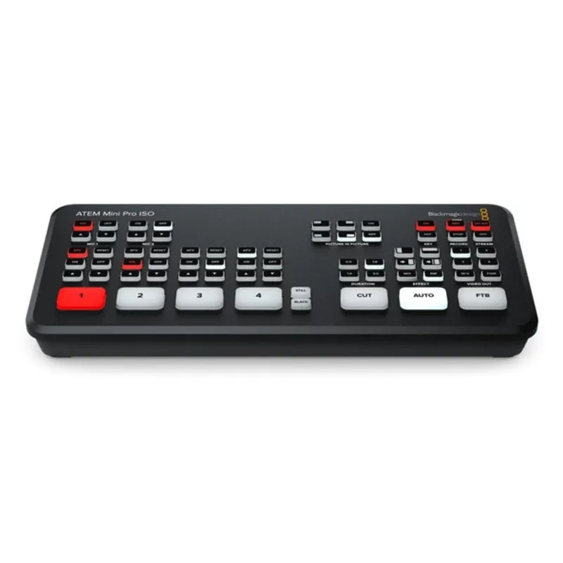 Mixer video Blackmagic ATEM Mini Pro ISO 4 HDMI Full HD streaming USB - immagine 1