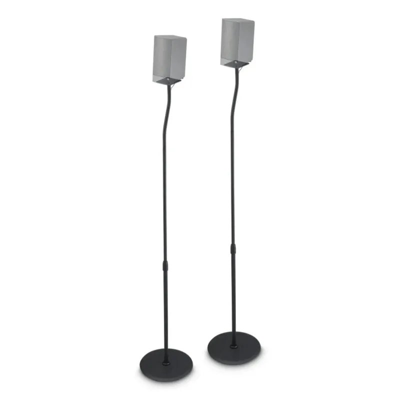 Supporto per altoparlante Hama 00220882 Altezza regolabile Nero 2 pezzi - immagine 1