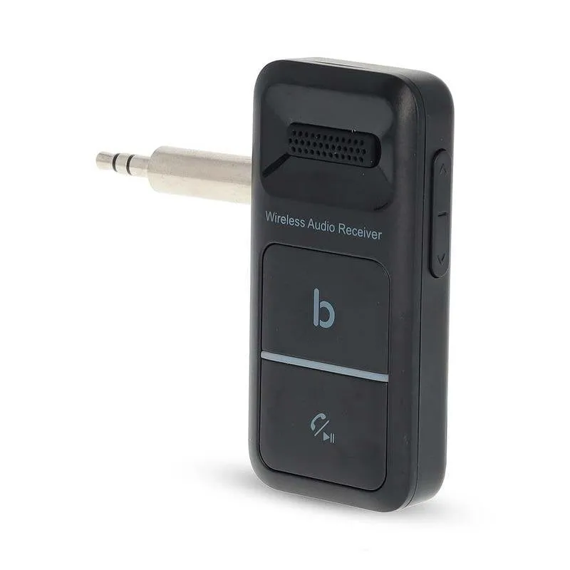 Ricevitore Audio Bluetooth Nedis BTRC3024BK Aux 3,5mm Batteria USB-C Ultra Compatto - immagine 1