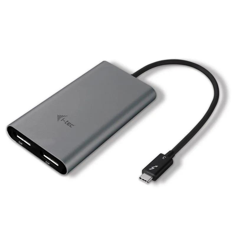 Adattatore grafico i-tec TB3DUAL4KDP Thunderbolt 3 Dual DisplayPort 5K/4K - immagine 1