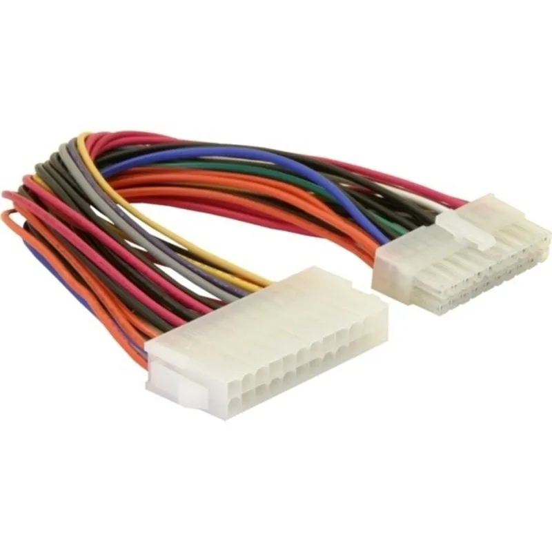 Cavo di trasmissione DeLock 65606 adattatore ATX 24 pin femmina a 20 pin maschio 0,11 m - immagine 1