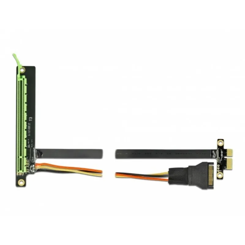Scheda Riser DeLock 85763 PCIe x1 a x16 Cavo Flessibile 60 cm SATA - immagine 1