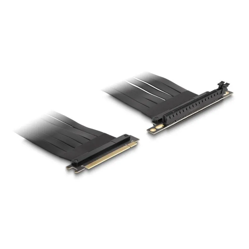 Scheda Riser DeLock 88027 PCIe x16 a slot x16 cavo 30 cm angolo 90° - immagine 1