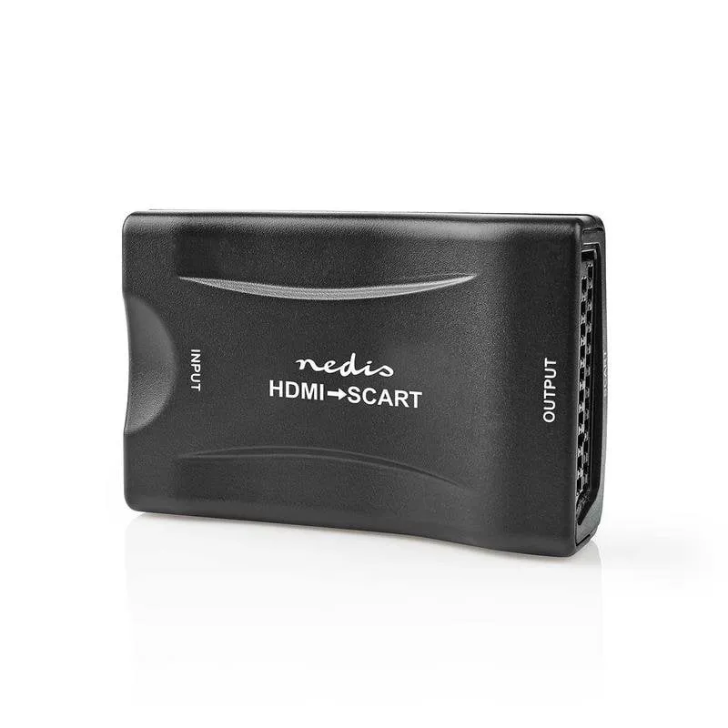 Convertitore di segnale Nedis VCON3461BK HDMI a SCART 1080p ABS Nero - immagine 1
