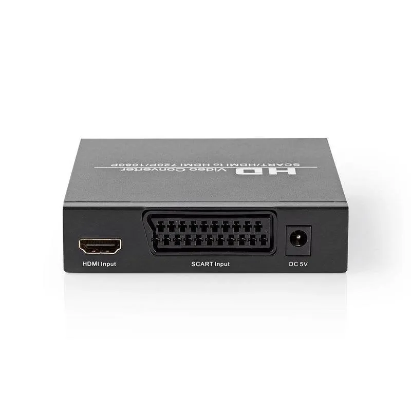 Convertitore video NEDIS VCON3452AT SCART HDMI attivo Metallo Nero - immagine 1