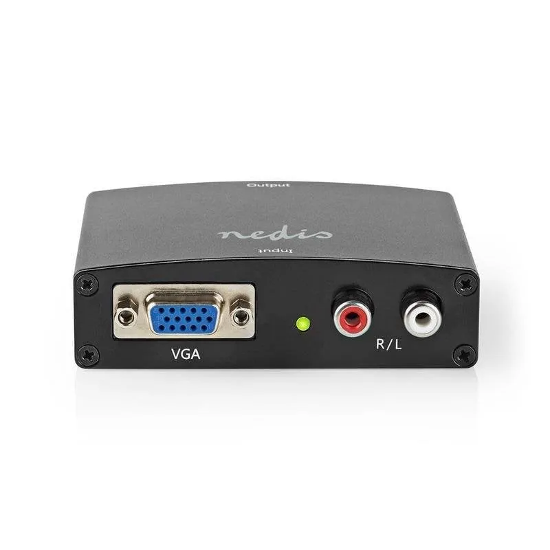 Convertitore di segnale NEDIS VCON3454AT VGA a HDMI con audio integrato - immagine 1