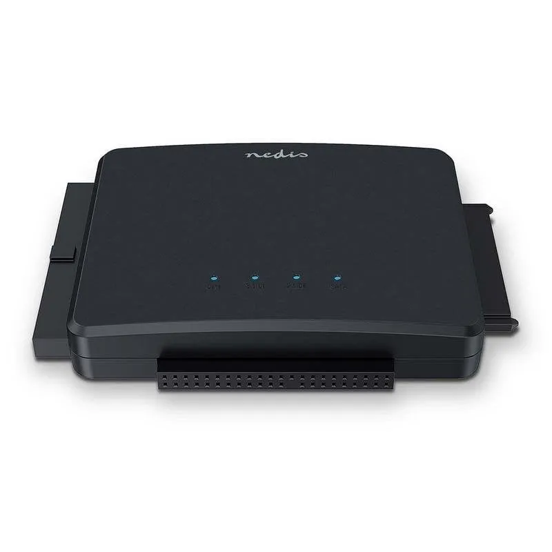 Adattatore USB 3.0 SATA/IDE Nedis HDADIS110BK per Dischi Duri e SSD - immagine 1