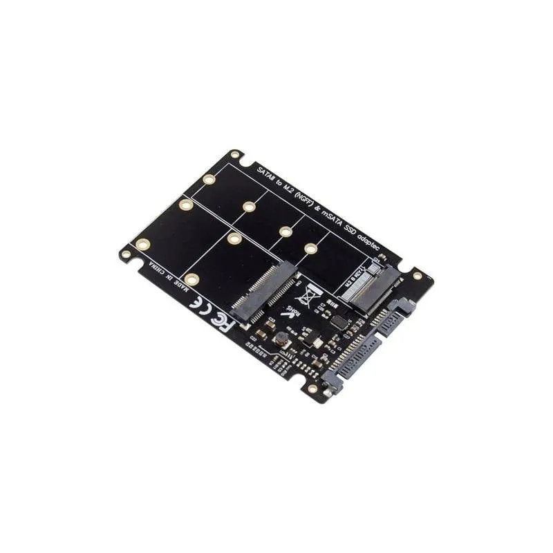 Adattatore SATA Microconnect MC-SSDSATACONV per SSD M.2 e mSATA Interno - immagine 1