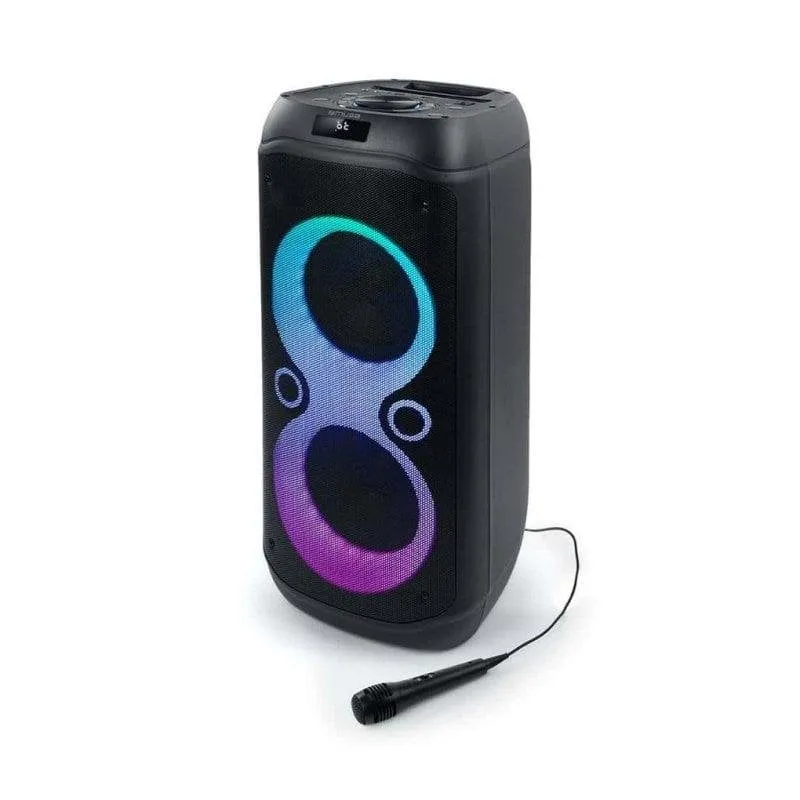 Altoparlanti Muse Fiesta wireless 600 W Bluetooth con effetti LED - immagine 1