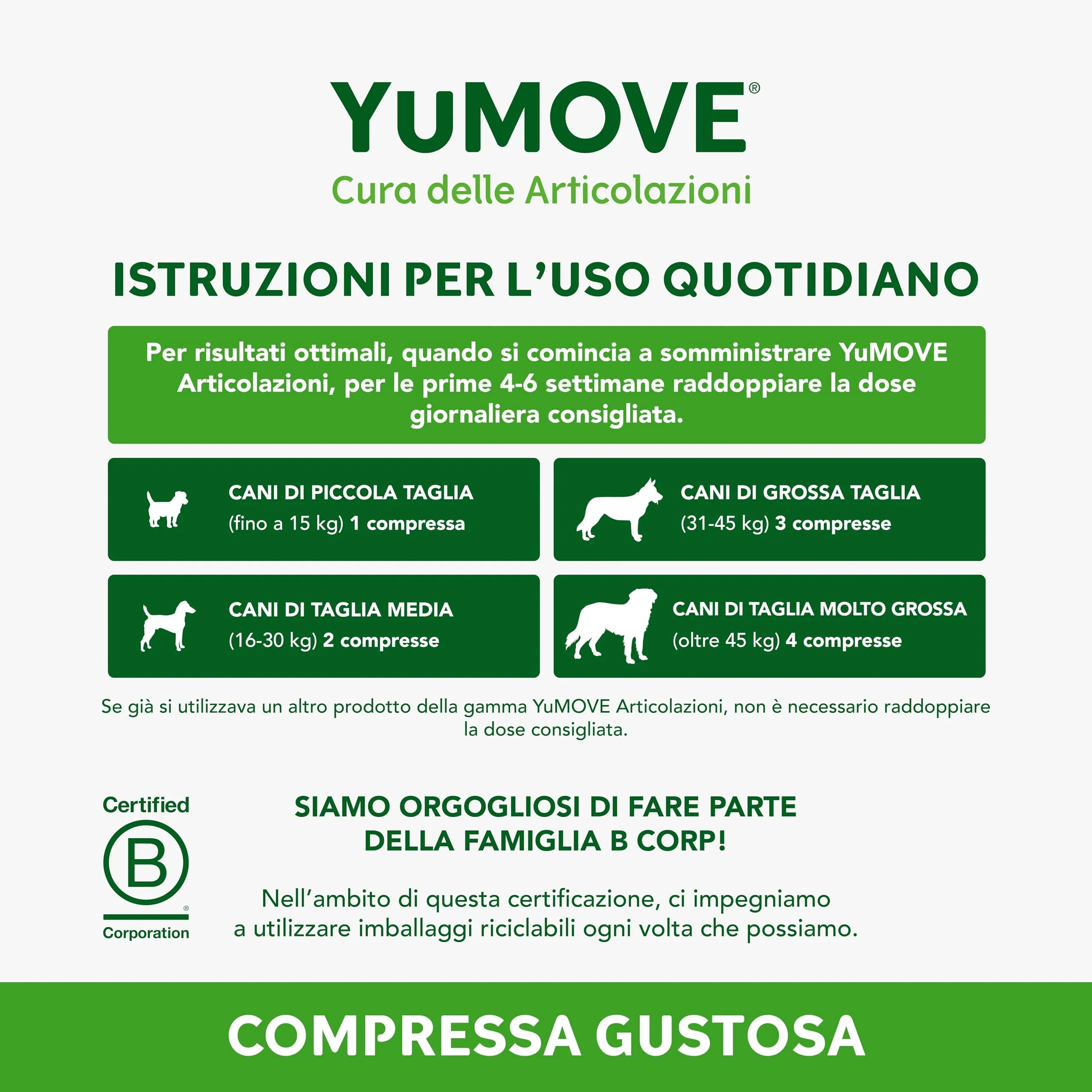 Yumove Integratore Articolazioni Cane 2-7 Anni – 300 Compresse ActivEase - immagine 5
