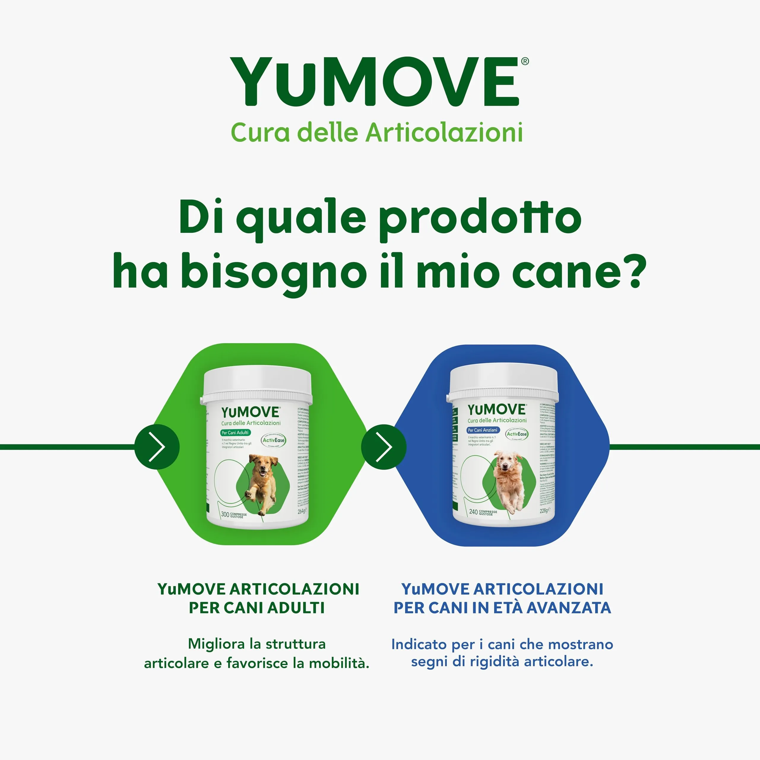 Yumove Integratore Articolazioni Cane 2-7 Anni – 300 Compresse ActivEase - immagine 6
