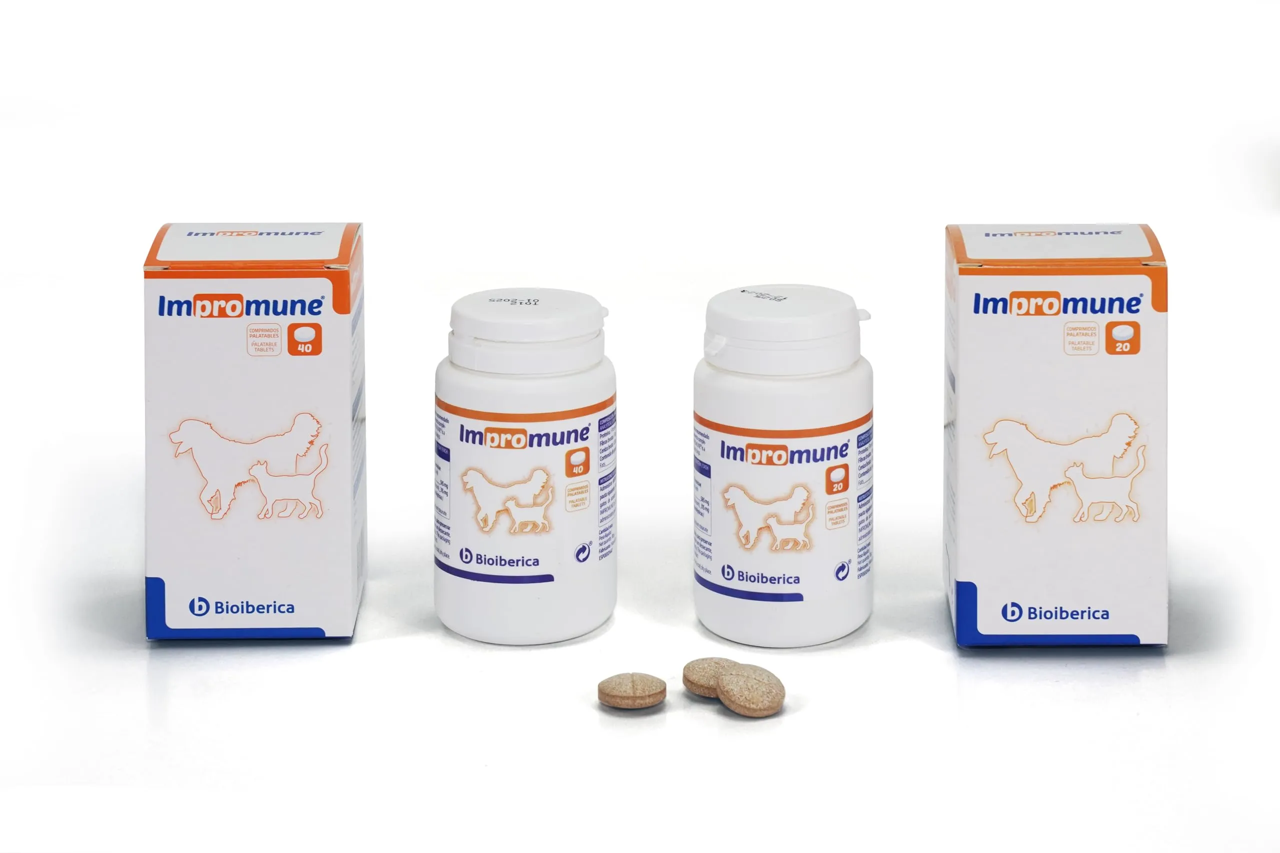 Bioiberica IMPROMUNE 40 COMPRIMIDOS, Capsula, Gatto - immagine 2