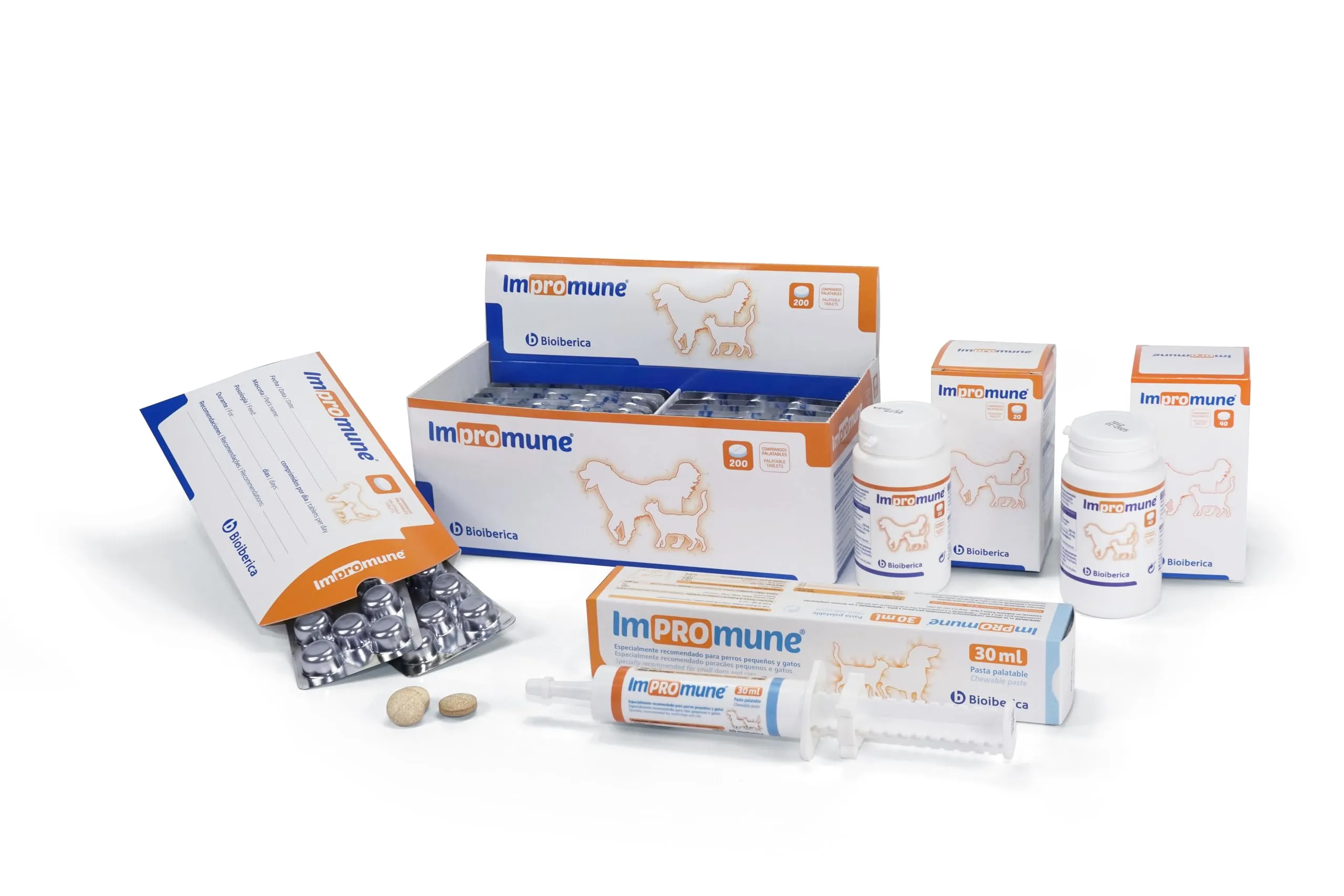Bioiberica IMPROMUNE 40 COMPRIMIDOS, Capsula, Gatto - immagine 3