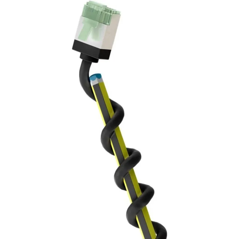 Cavo di rete Goobay 74356 Cat8.1 5 m U/FTP STP Nero ultraflessibile - immagine 1