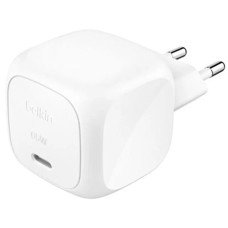 Caricatore Belkin WCA011KQWH USB-C 65 W Bianco Power Delivery compatto - immagine 1