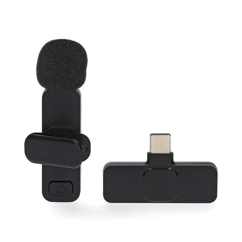 Microfono Nedis MICW110BK USB-C omnidirezionale wireless con batteria Li-Po - immagine 1