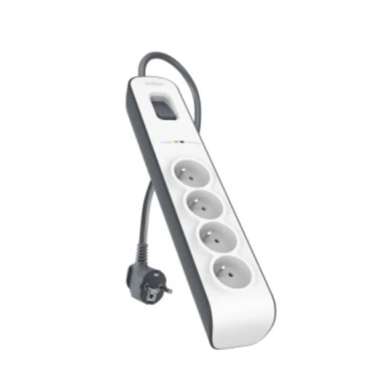 Multipresa Belkin BSV400ca2M 4 prese Tipo E protezione da sovratensioni cavo 2 m - immagine 1