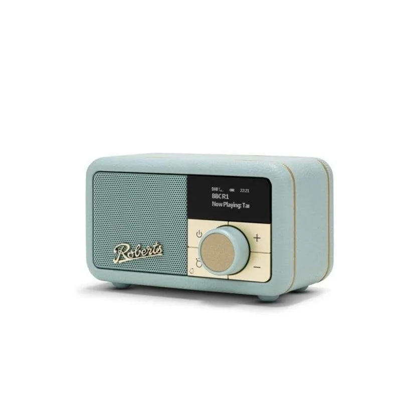 Radio portatile Roberts Revival Petite 2 DAB FM Bluetooth verde con sveglia - immagine 1